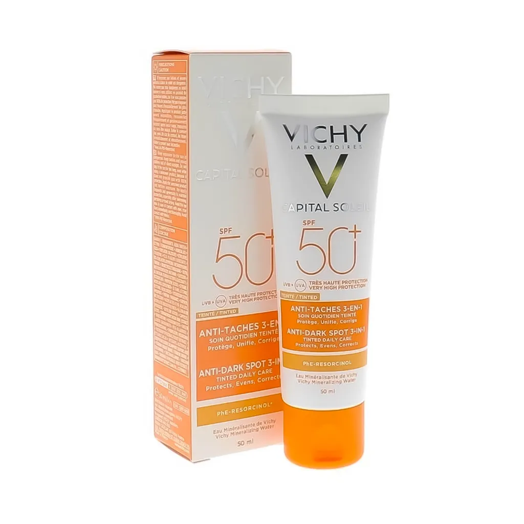 [3337875419802] VICHY CAPITAL SOLEIL 3EN1 TEINTESPF50 50ML