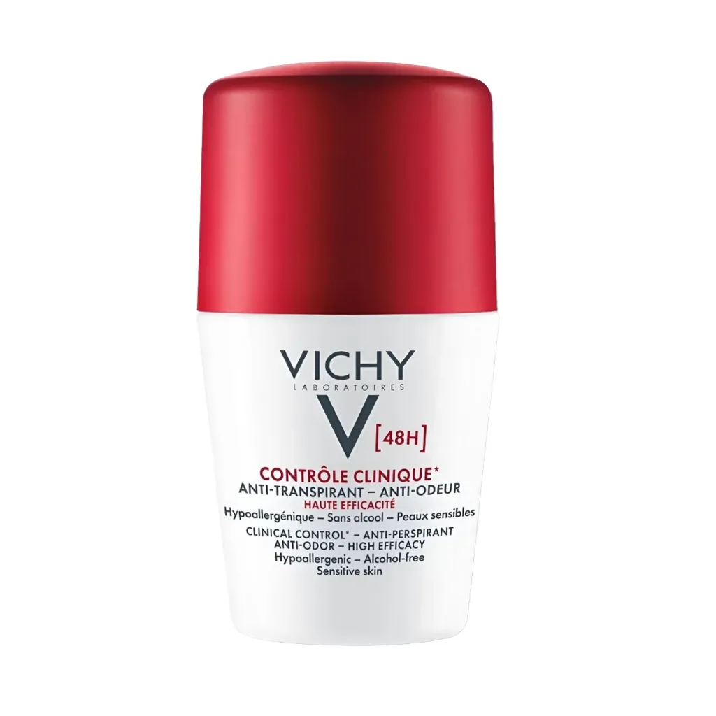 [3337875804431] VICHY DEO ROLLON  CLINICAL CONTROL BLANC/ROUGE 96H