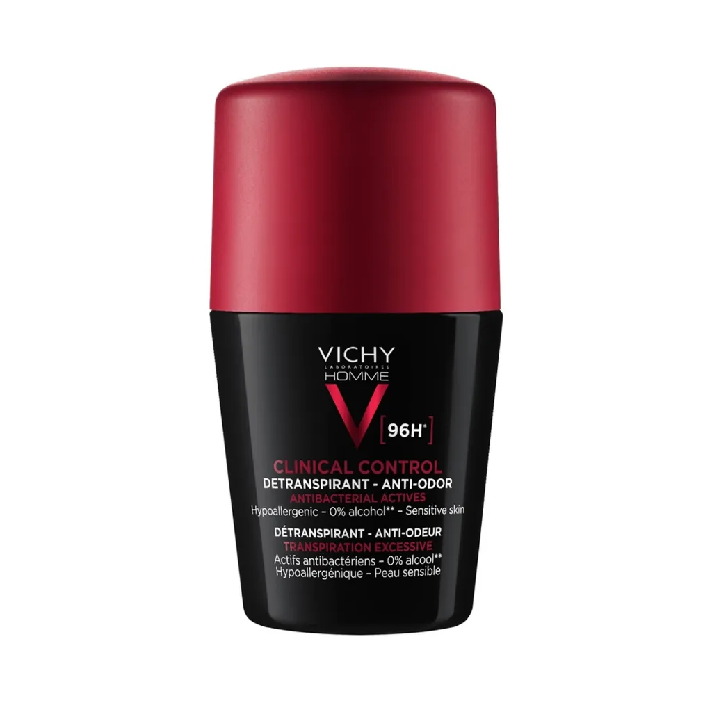 [3337875805025] VICHY DEO ROLLON HOMME CLINICAL CONTROL NOIR/ROUGE 96H