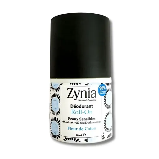 [6192465802535] ZYNIA DEODORANT ROLLON FLEUR DE COTON