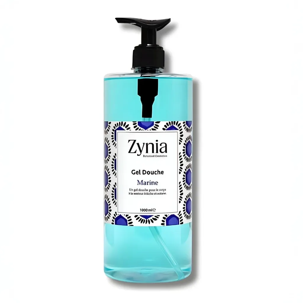 [6192465802610] ZYNIA GEL DOUCHE MARINE 1000ML