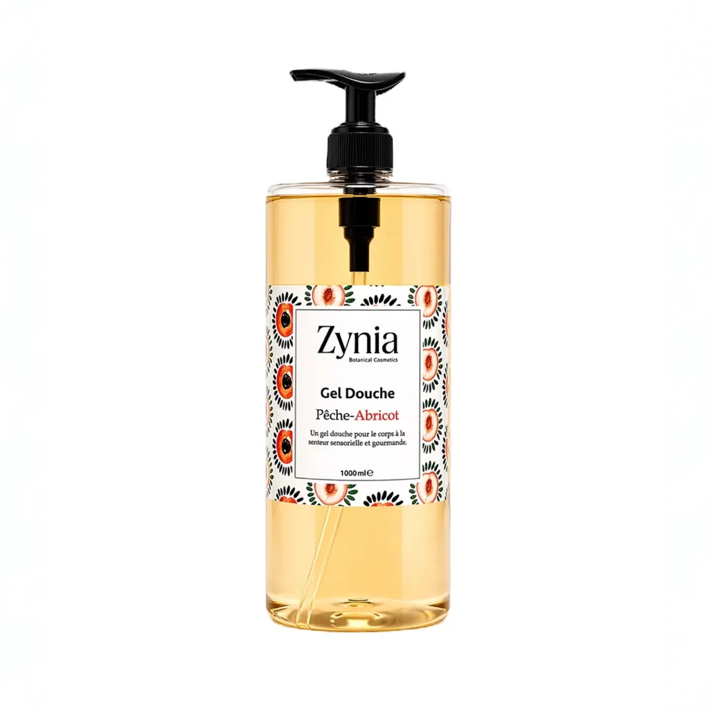 [6192465802603] ZYNIA GEL DOUCHE PECHE-ABRICOT 1000ML